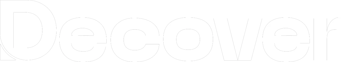 Decover white logo